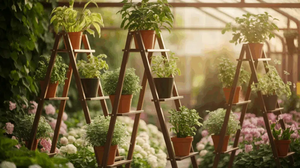 Ladder Plant Stands