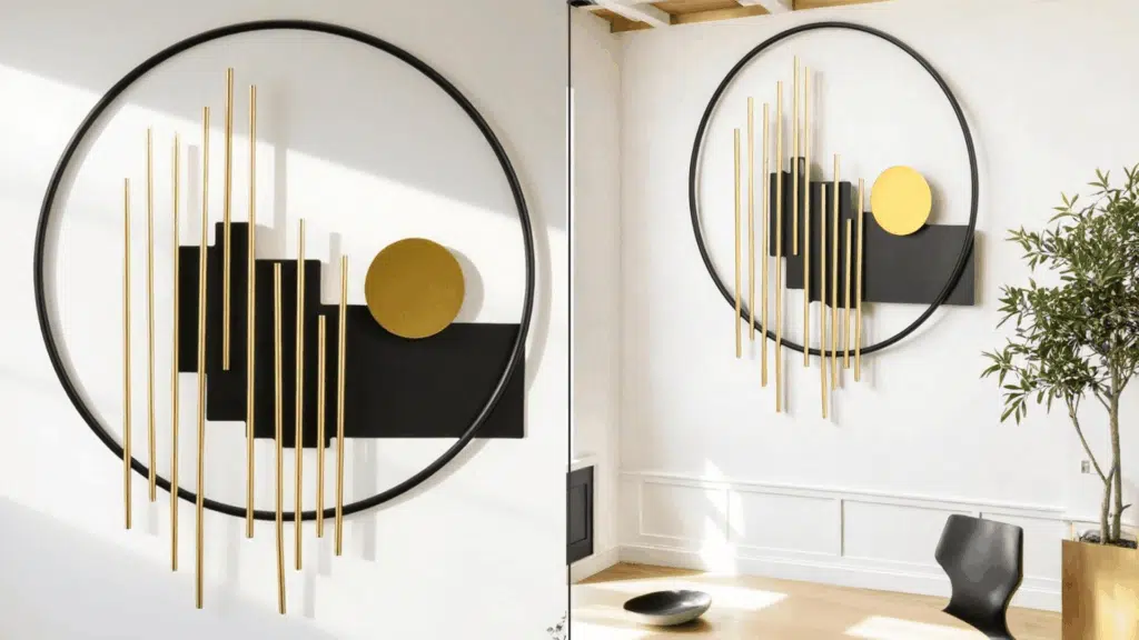 Large Metal Wall Sculpture