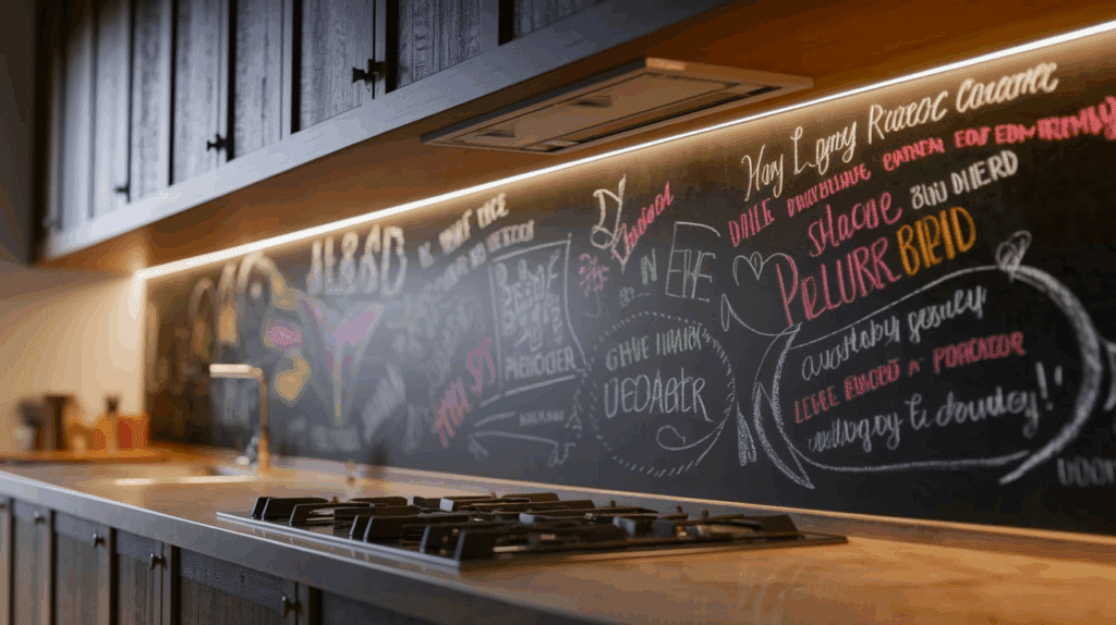 Magnetic Chalkboard Wall