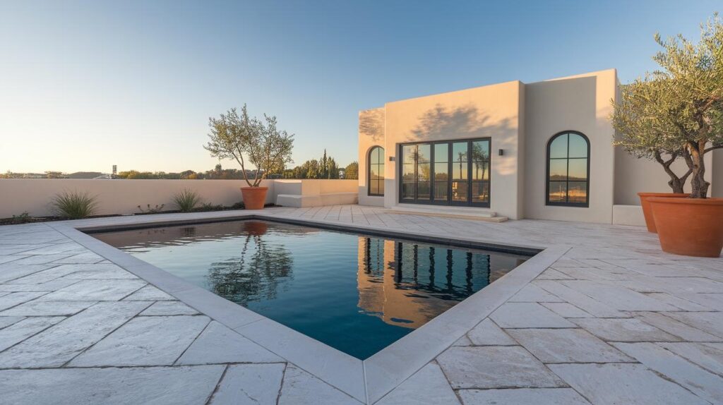 Minimalist Flagstone with Whitewashed Stain