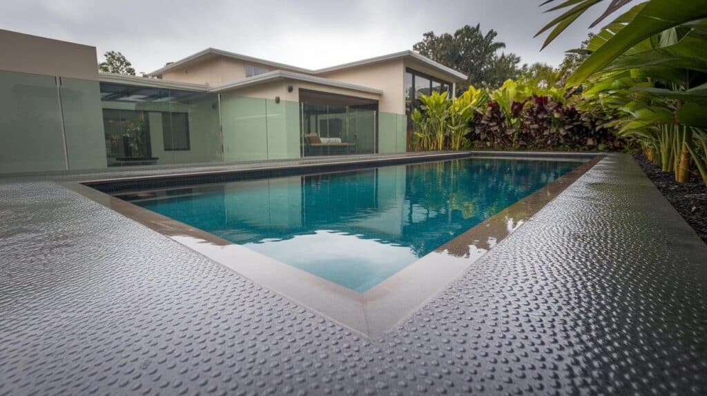 Pebble Texture Overlay in Silver Mist