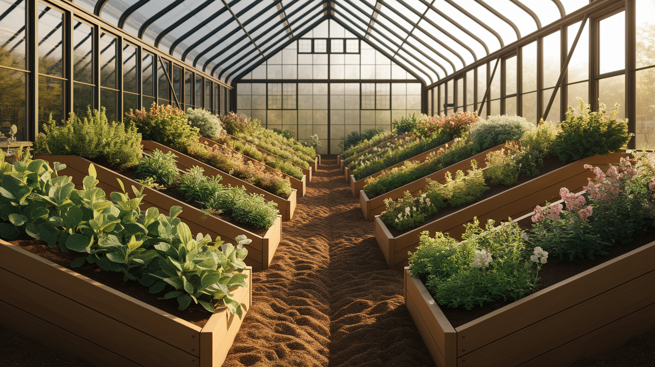 27 Creative Greenhouse Interior Layout Ideas - Enthralling Gumption