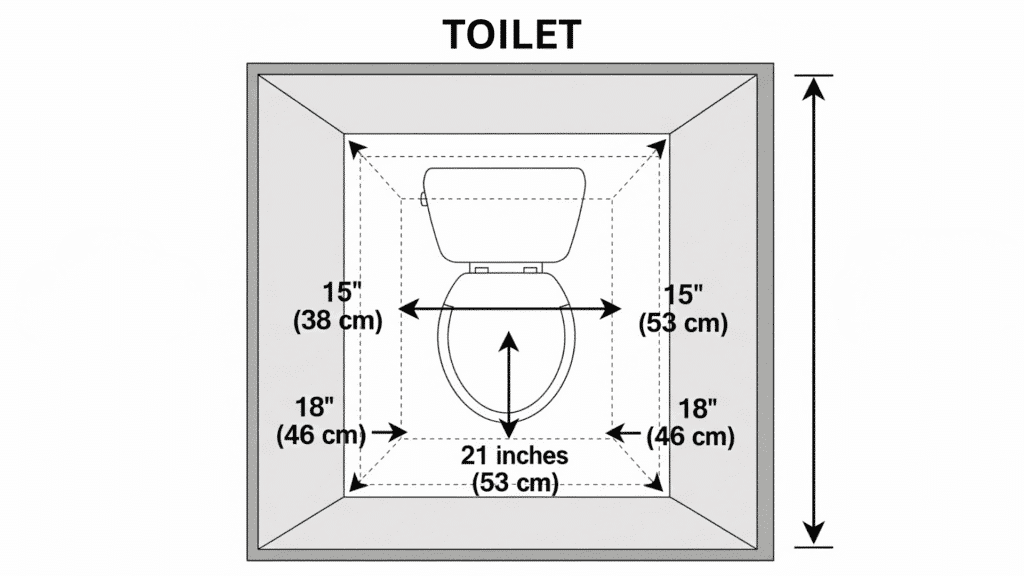 Required Clearances Around Toilets