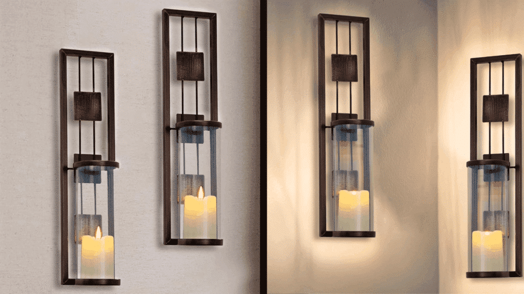 Retro Candle Wall Sconces