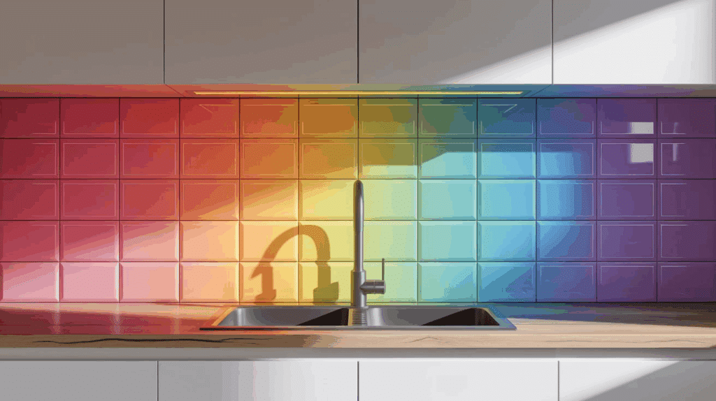 Retro Rainbow Tile