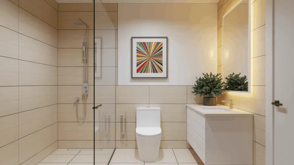 Small Master Bathroom Layouts (40-60 sq ft)