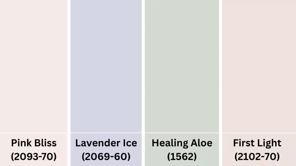 Soft Pastels for a Balanced Contrast
