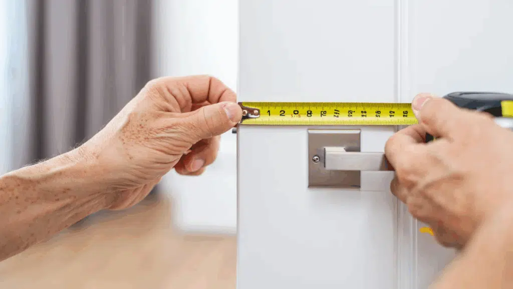 Step 3- Measure Door Thickness