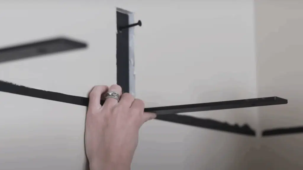 Step 2: Install Hidden Brackets into Wall Studs