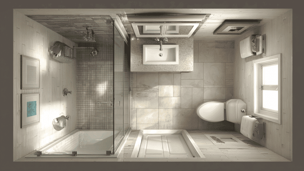 Three-Quarter Bathroom Details