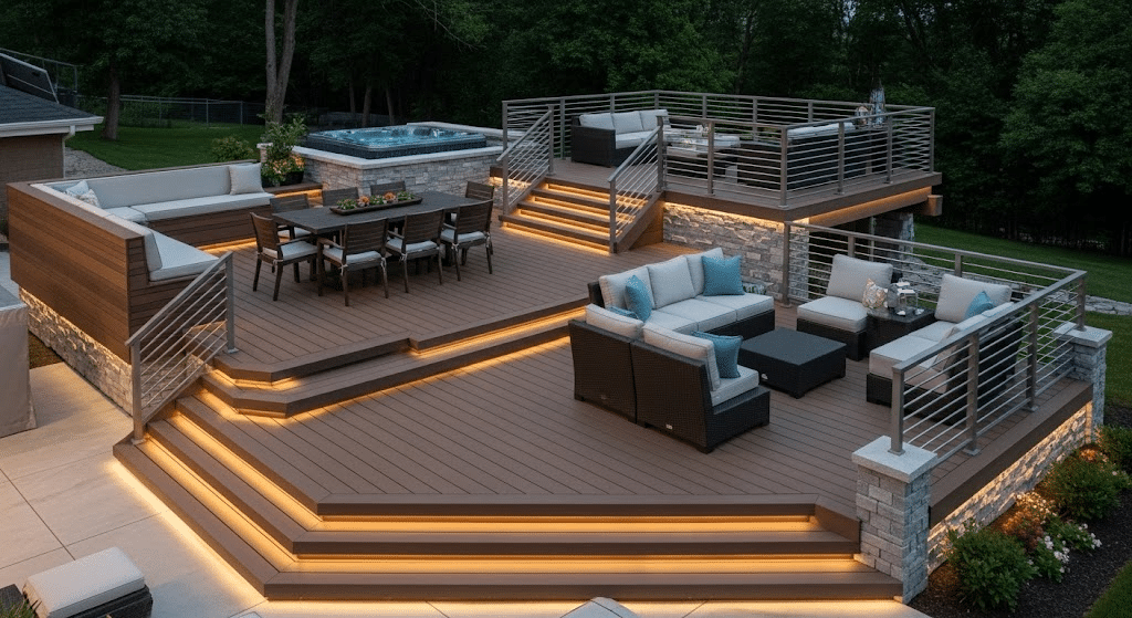 Tiered Deck Design