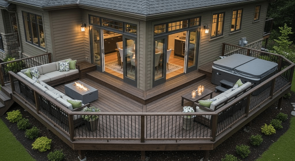 Wraparound Corner Deck