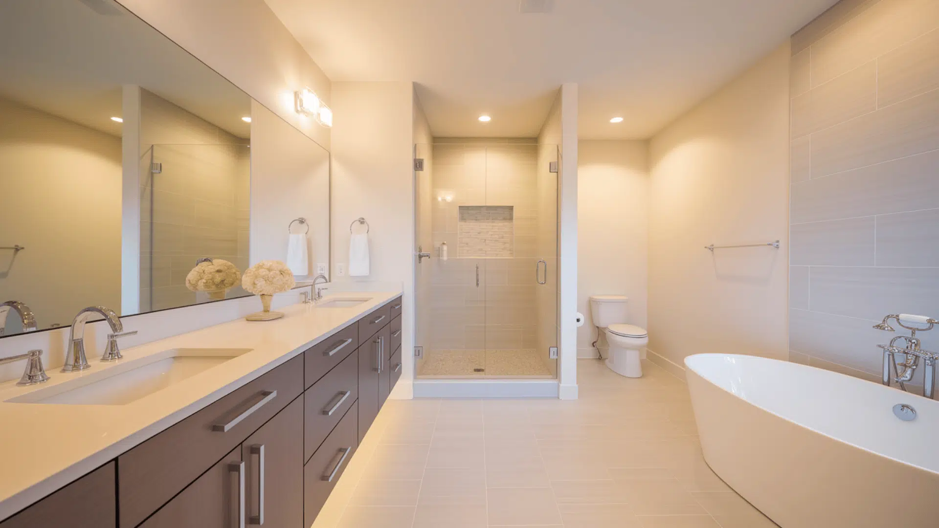 average master bathroom size