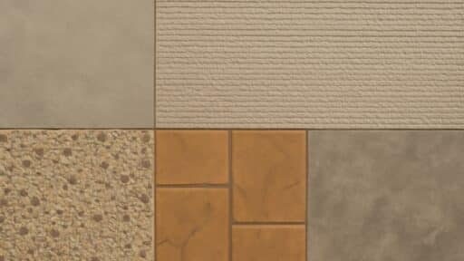 different concrete finishes