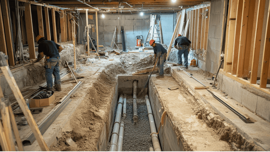 interior-drain-tile-system-installation-process