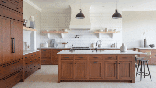 modern cherry kitchen cabinets