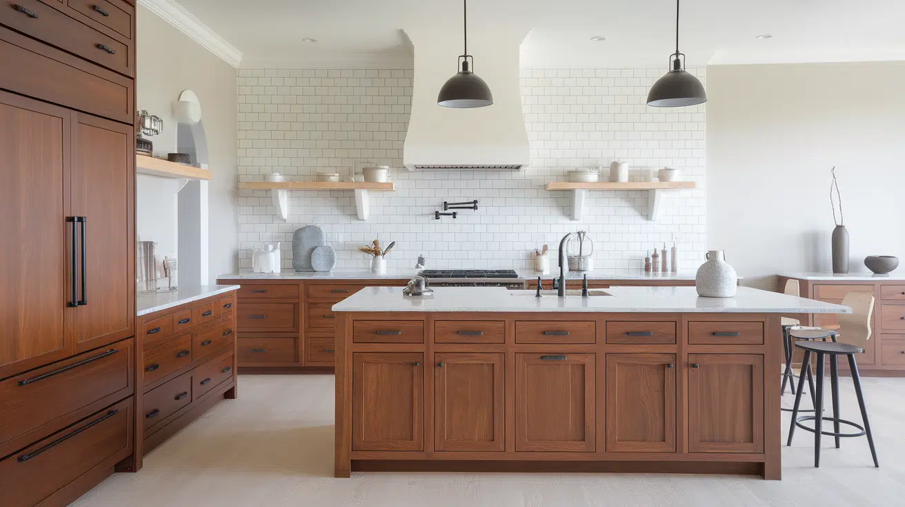 modern cherry kitchen cabinets