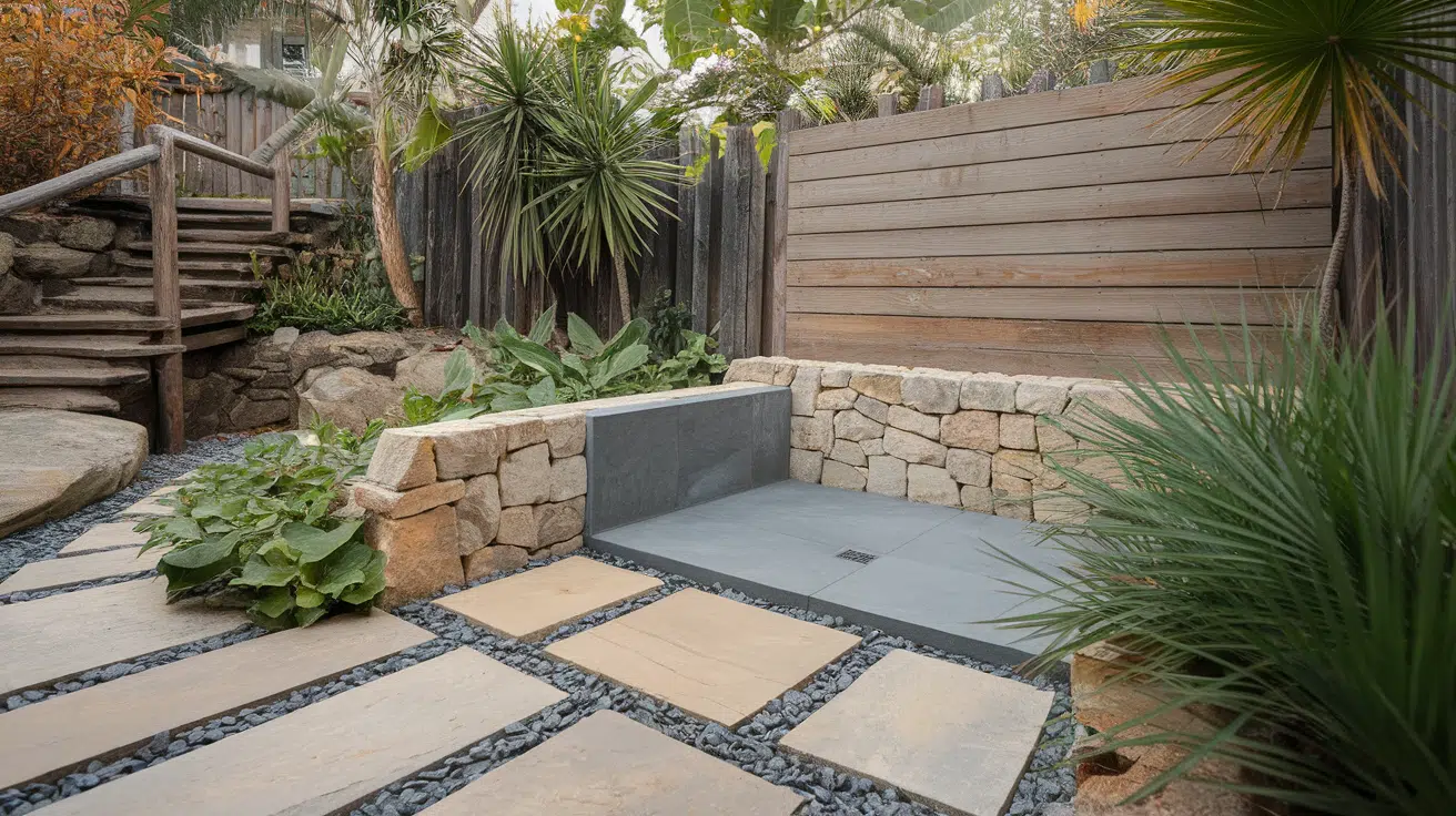 outdoor shower drainage