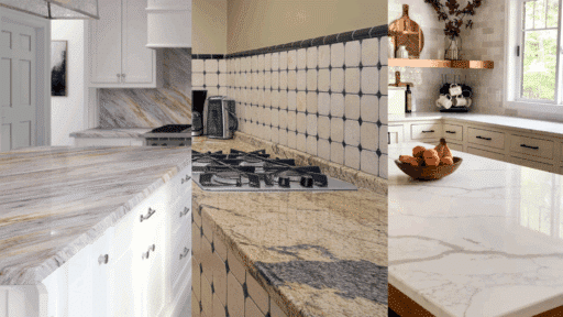 quartz vs granite vs marbl