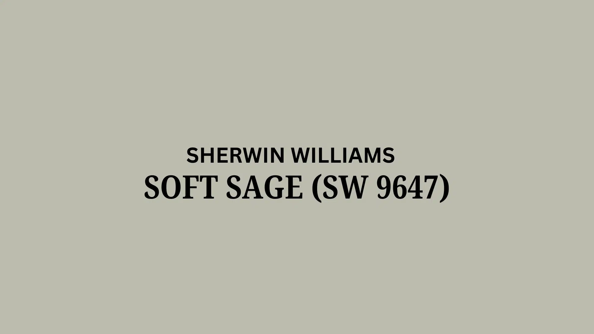 soft sage sherwin williams