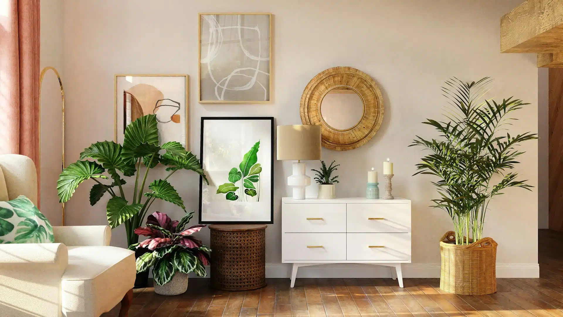 Styling Brass Chandeliers with Colour & Texture in Eclectic Interiors