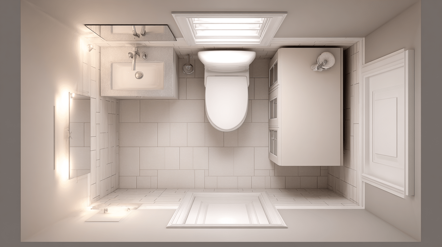 toilet room dimensions
