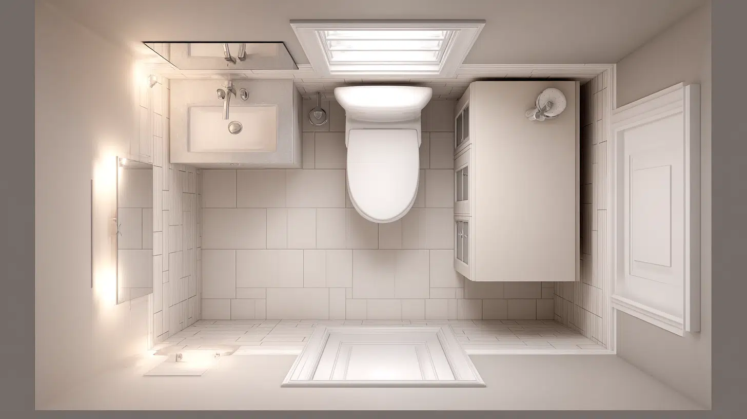 toilet room dimensions