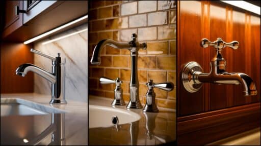 types of bathroom faucets