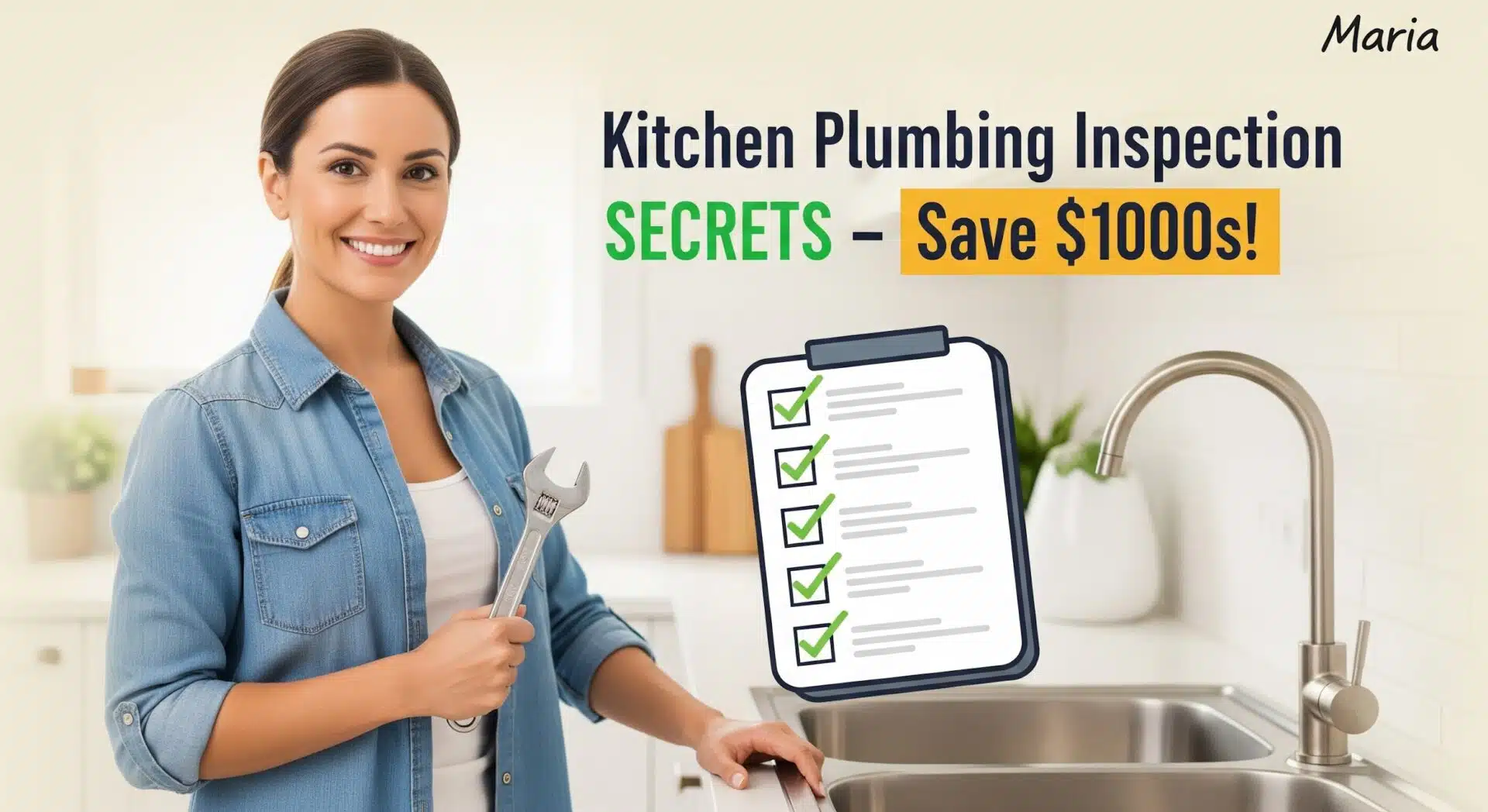 Essential Kitchen Plumbing Checklist for Home Buyers: What to Inspect Before You Purchase