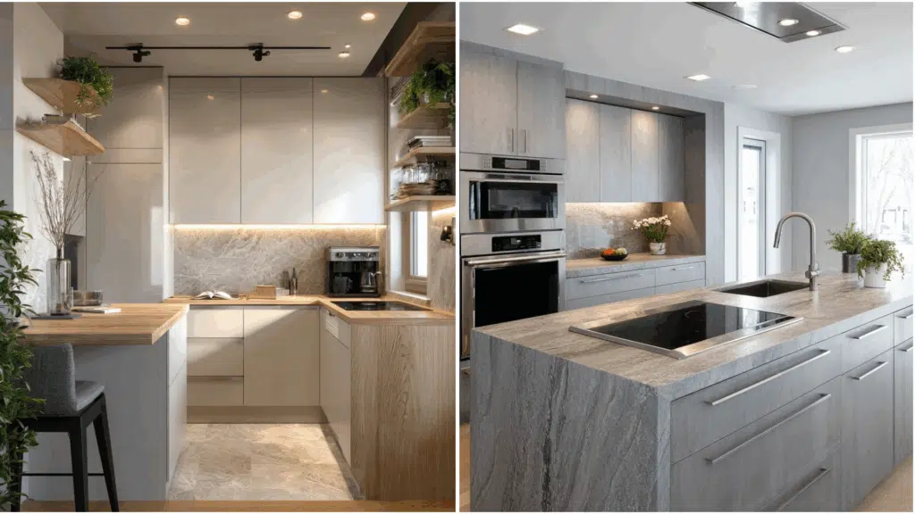 2. Compact Functionality vs. Gray Beauty