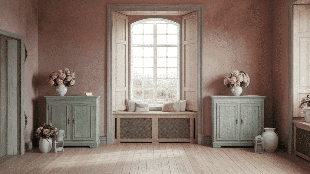 Antique-Pink-with-Weathered-Green