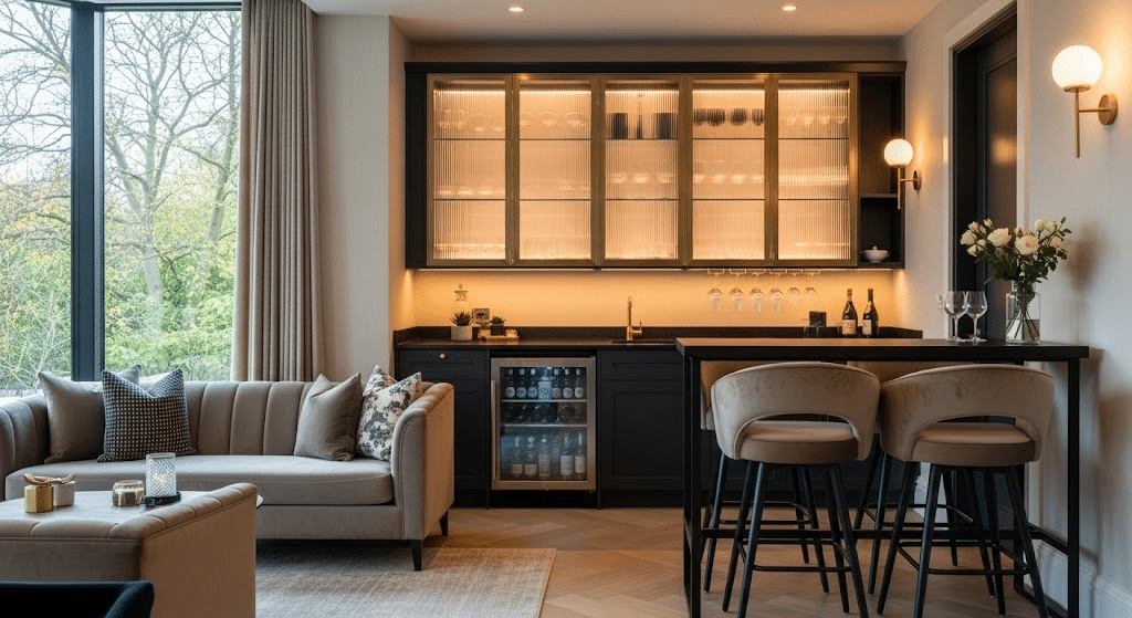 Bar and Entertainment Area