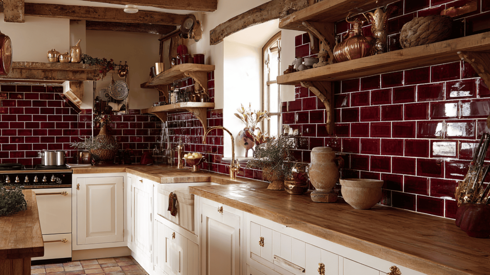Burgundy Tiles