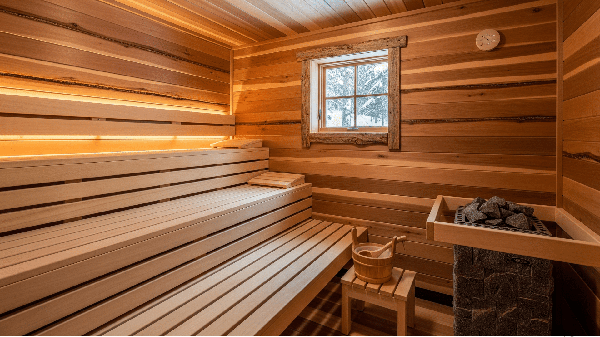 Cedar Sauna Room