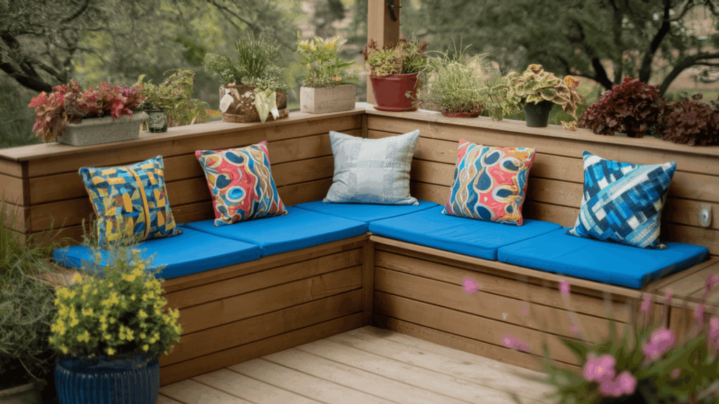 Corner-Built-in-Bench