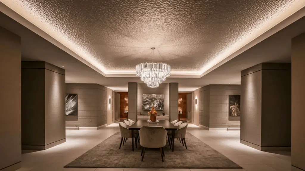 Custom or Textured Ceilings