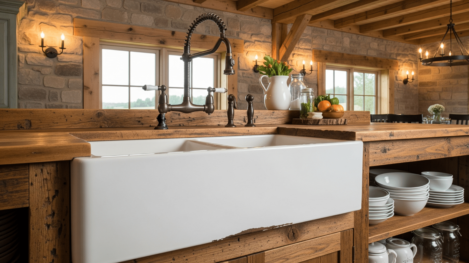 Farmhouse Sink with Apron Front
