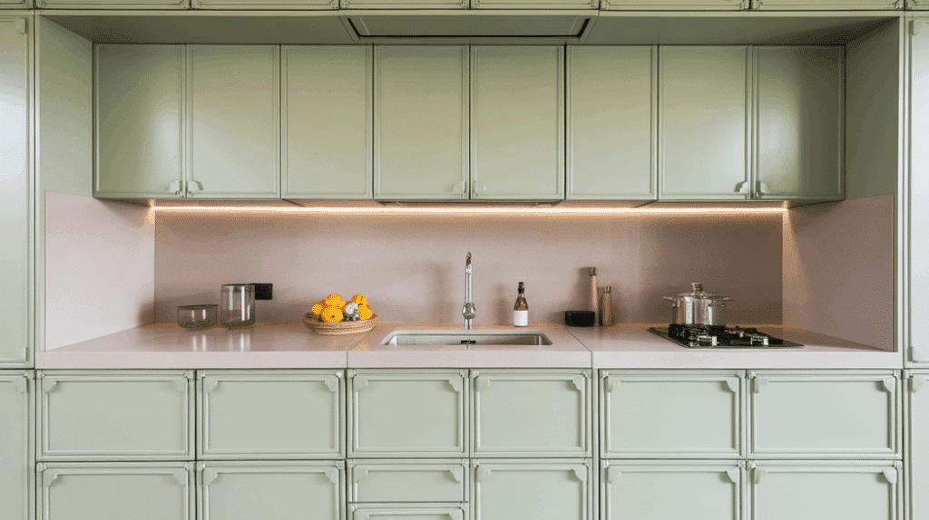 Flat-Panel Cabinets with Finger Pulls