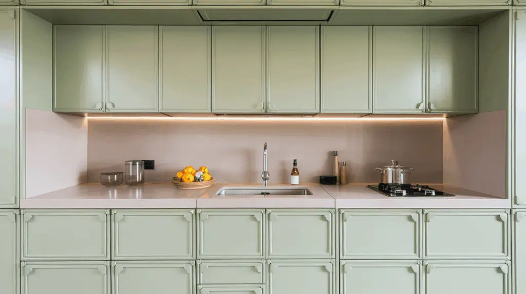 Flat-Panel Cabinets with Finger Pulls