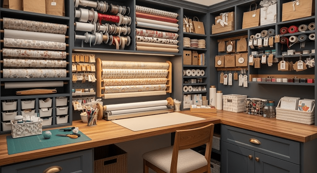 Gift Wrapping Station