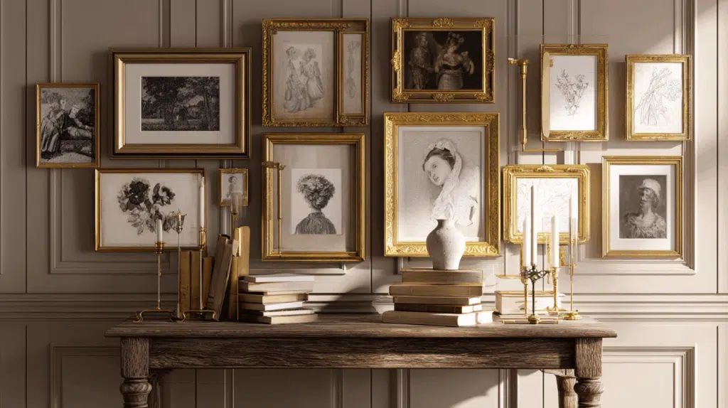 Gilded Frames and Artwork