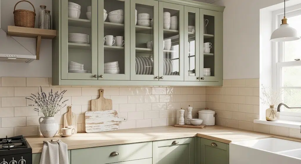 Glass-Front-Uppers-With-Cream-Tile