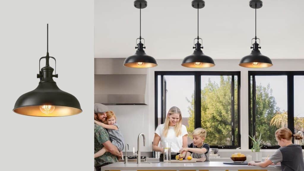 LNC 3-Light Kitchen Island Pendant