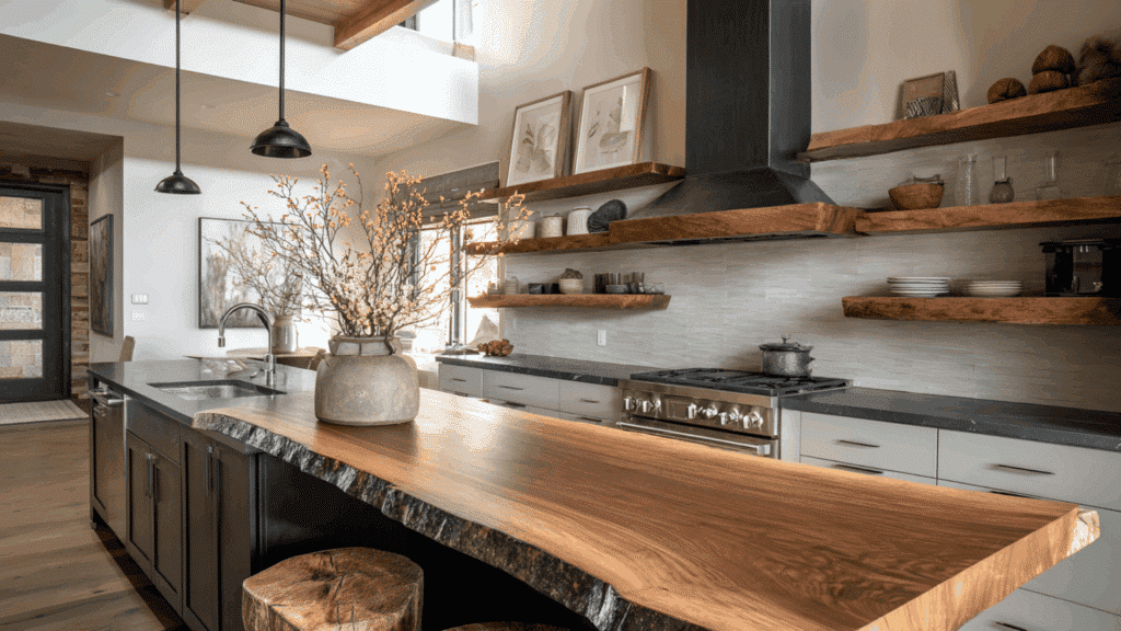 Live-Edge Wood Details