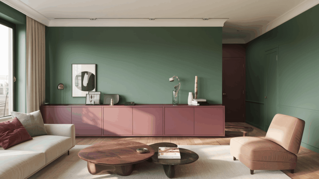 Magenta-Lower-Cabinets-with-Jade-Walls