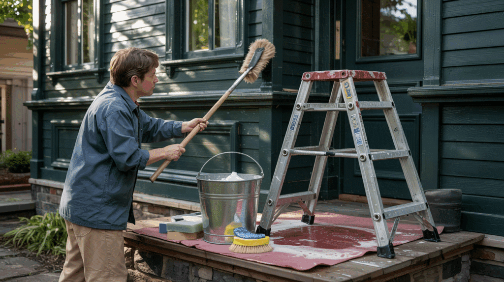 Maintenance and Care for Dark Green Exteriors