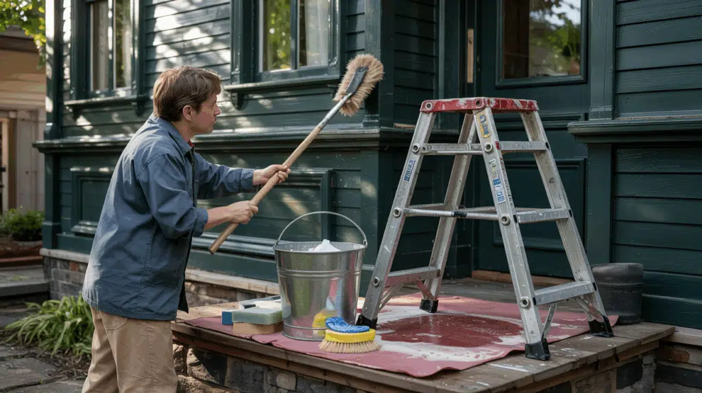 Maintenance and Care for Dark Green Exteriors