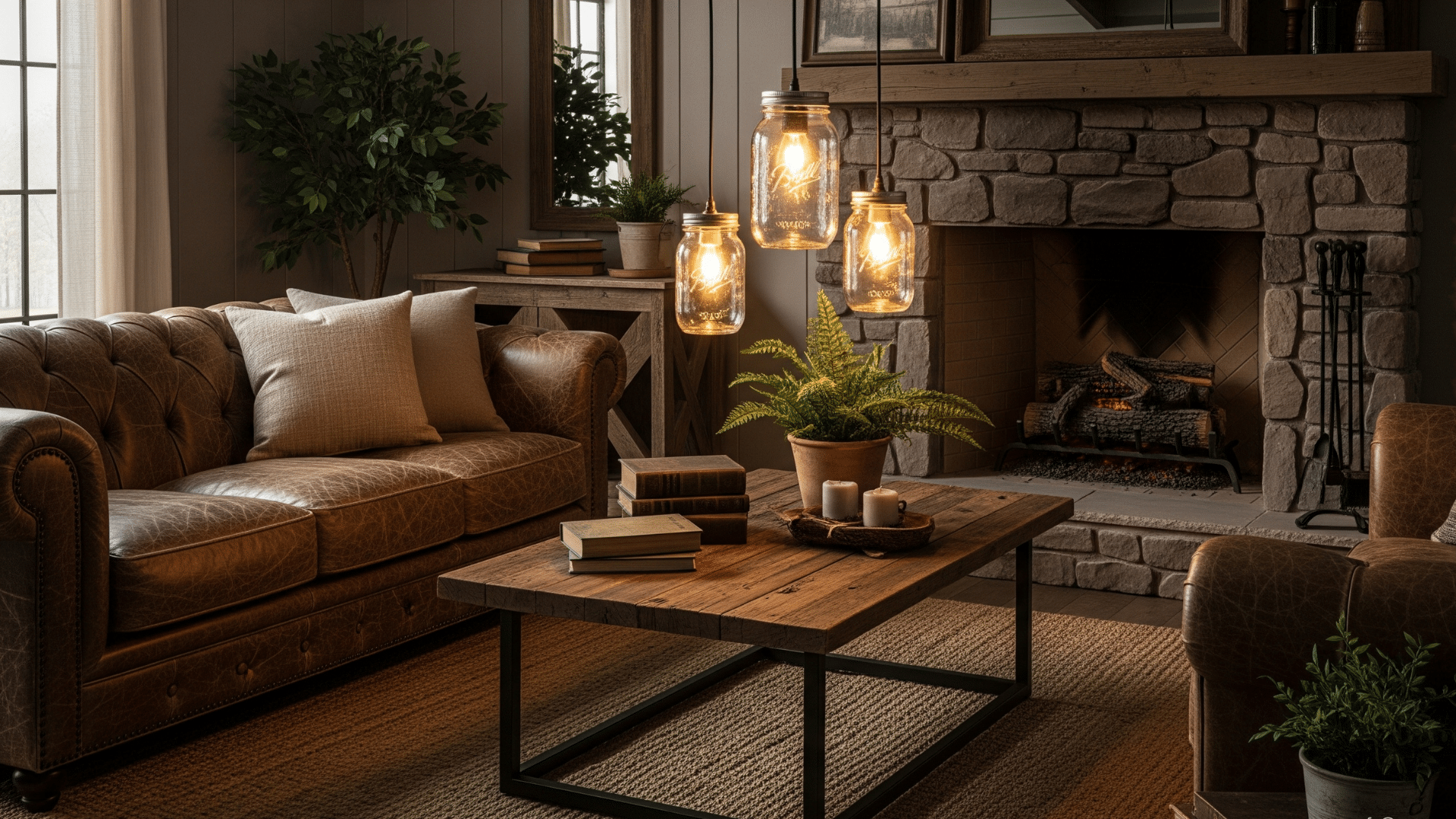 Mason Jar Pendant Lights