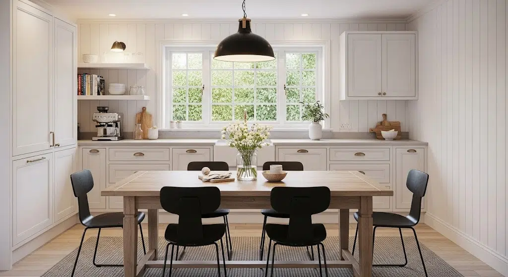 Modern-Cottage-Kitchen-and-Dining-Idea