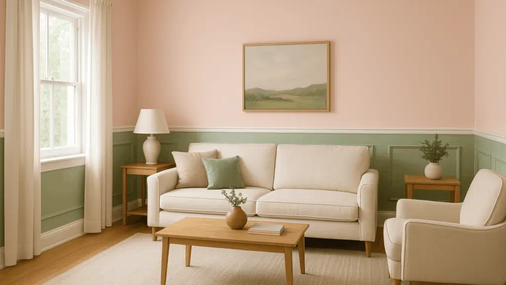 Powder-Pink-Upper-Hunter-Green-Lower